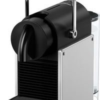 Nespresso - 9.25" Silver Pixie Compact Espresso Machine by DeLonghi, with 19-Bar Pump - EN127SCA