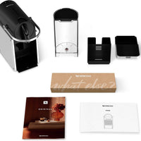 Nespresso - 9.25" Silver Pixie Compact Espresso Machine by DeLonghi, with 19-Bar Pump - EN127SCA