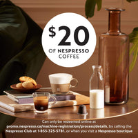 Nespresso - 9.25" Silver Pixie Compact Espresso Machine by DeLonghi, with 19-Bar Pump - EN127SCA