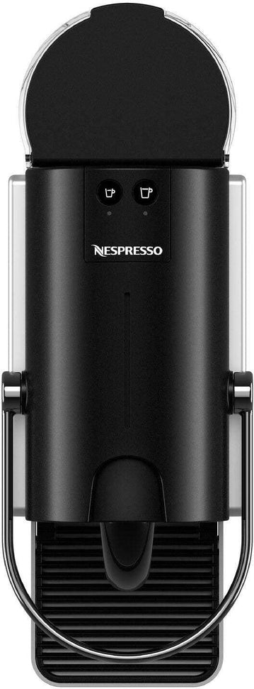 Nespresso - 9.25" Silver Pixie Compact Espresso Machine by DeLonghi, with 19-Bar Pump - EN127SCA