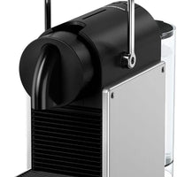 Nespresso - 9.25" Silver Pixie Compact Espresso Machine by DeLonghi, with 19-Bar Pump - EN127SCA