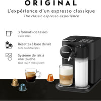 Nespresso - Black Gran Lattissima Espresso Machine by De’Longhi - EN640BCA