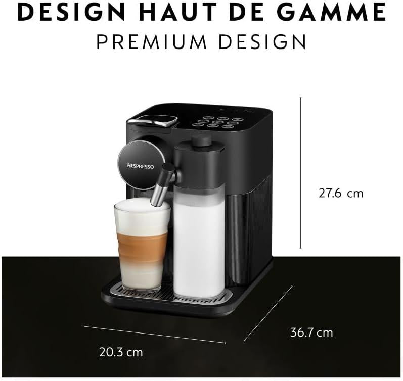 Nespresso - Black Gran Lattissima Espresso Machine by De’Longhi - EN640BCA