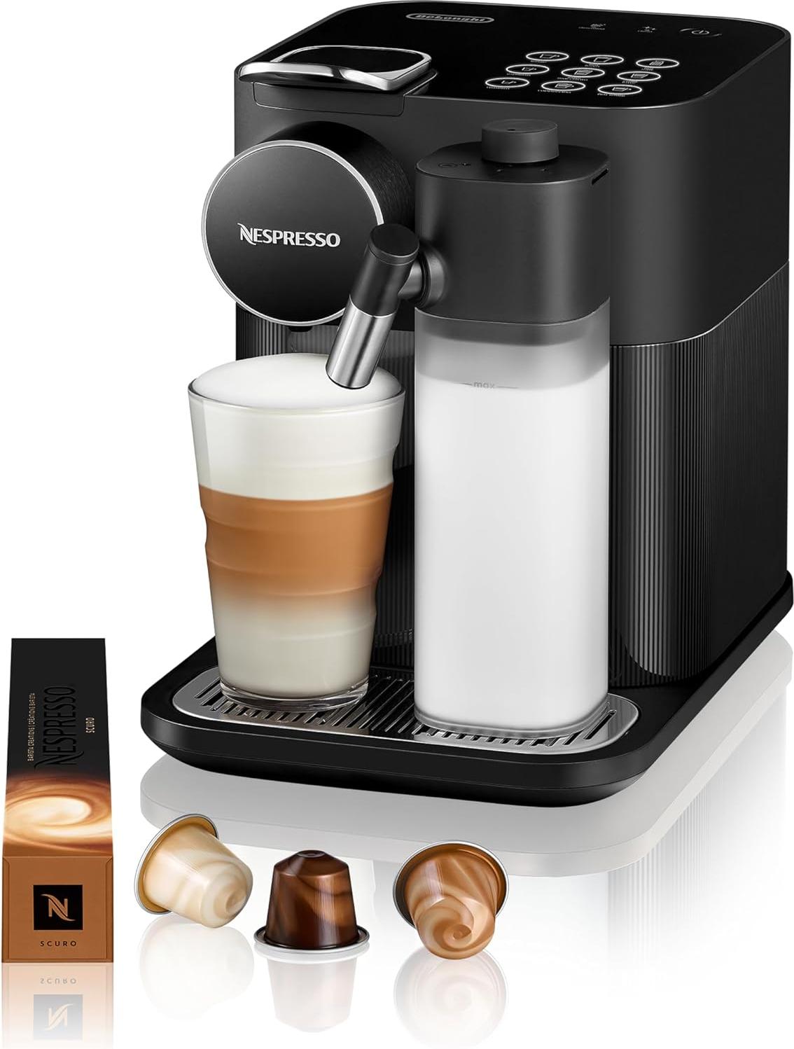 Nespresso - Black Gran Lattissima Espresso Machine by De’Longhi - EN640BCA