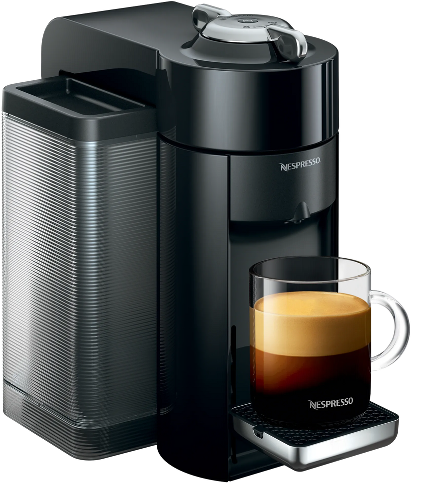 Nespresso - Black Vertuo Evoluo Coffee and Espresso Machine by De'Longhi - ENV135BCA