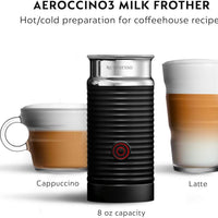 Nespresso - Black Vertuo Evoluo Coffee and Espresso Machine with Aeroccino by De'Longhi - ENV135BAECA