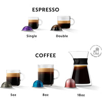 Nespresso - Black Vertuo Next Coffee Maker and Espresso Machine by Breville - ENV120BCA