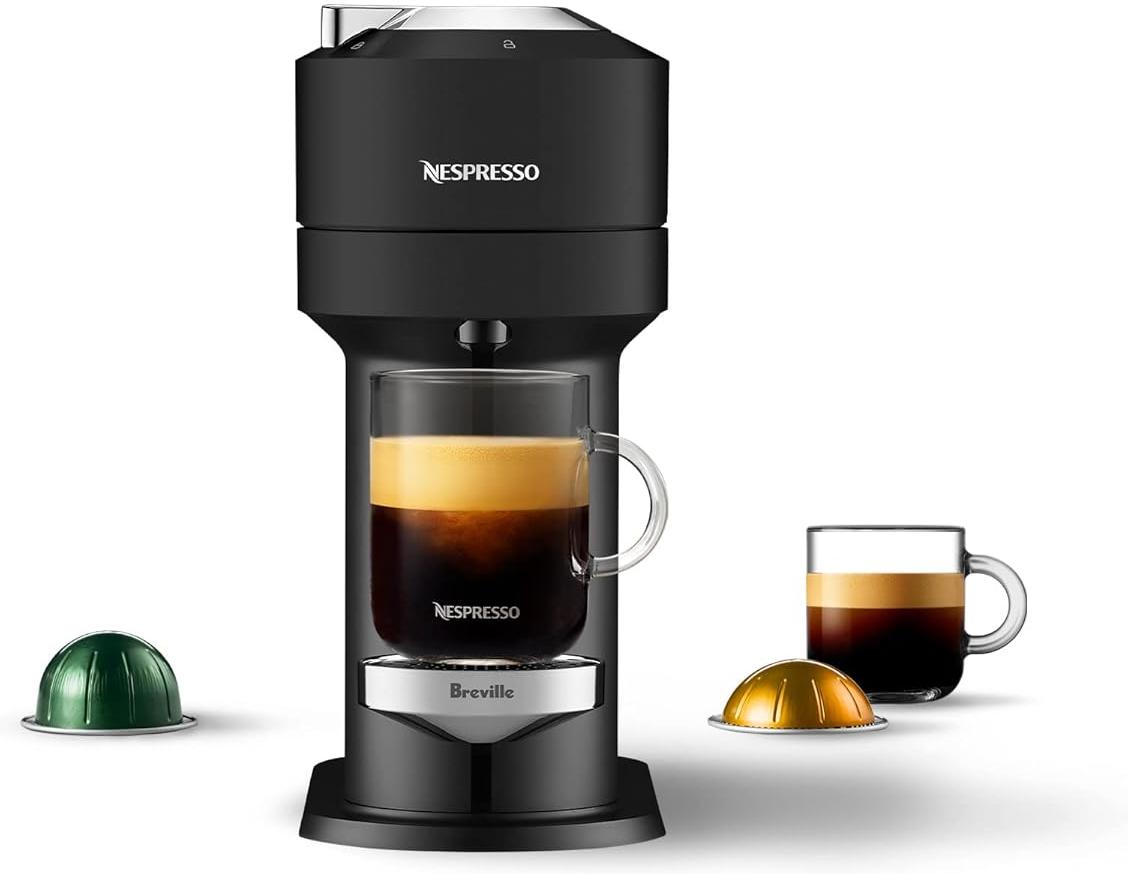 Nespresso - Black Vertuo Next Coffee Maker and Espresso Machine by Breville - ENV120BCA