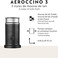 Nespresso - Black Vertuo Next Coffee and Espresso Machine with Aeroccino by De'Longhi - ENV120BAECA