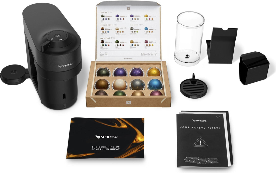 Nespresso - Black Vertuo Pop+ Espresso Machine by De'Longhi - ENV92BCA