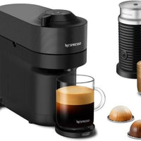 Nespresso - Black Vertuo Pop+ Espresso Machine with Aeroccino by De'Longhi - ENV92BAECA