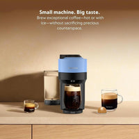 Nespresso - Pacific Blue Vertuo Pop+ Coffee and Espresso Machine by De'Longhi - ENV92ACA