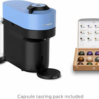 Nespresso - Pacific Blue Vertuo Pop+ Coffee and Espresso Machine by De'Longhi - ENV92ACA