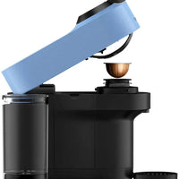 Nespresso - Pacific Blue Vertuo Pop+ Coffee and Espresso Machine with Aeroccino by De'Longhi - ENV92AAECA