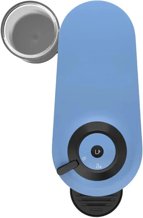 Nespresso - Pacific Blue Vertuo Pop+ Coffee and Espresso Machine with Aeroccino by De'Longhi - ENV92AAECA