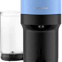 Nespresso - Pacific Blue Vertuo Pop+ Coffee and Espresso Machine with Aeroccino by De'Longhi - ENV92AAECA