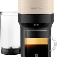 Nespresso - Sand Beige Vertuo Pop+ Coffee and Espresso Machine by De'Longhi - ENV92BECA