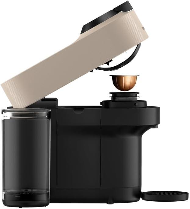 Nespresso - Sand Beige Vertuo Pop+ Coffee and Espresso Machine by De'Longhi - ENV92BECA