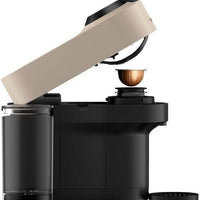 Nespresso - Sand Beige Vertuo Pop+ Coffee and Espresso Machine by De'Longhi - ENV92BECA