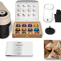 Nespresso - Sand Beige Vertuo Pop+ Coffee and Espresso Machine by De'Longhi - ENV92BECA