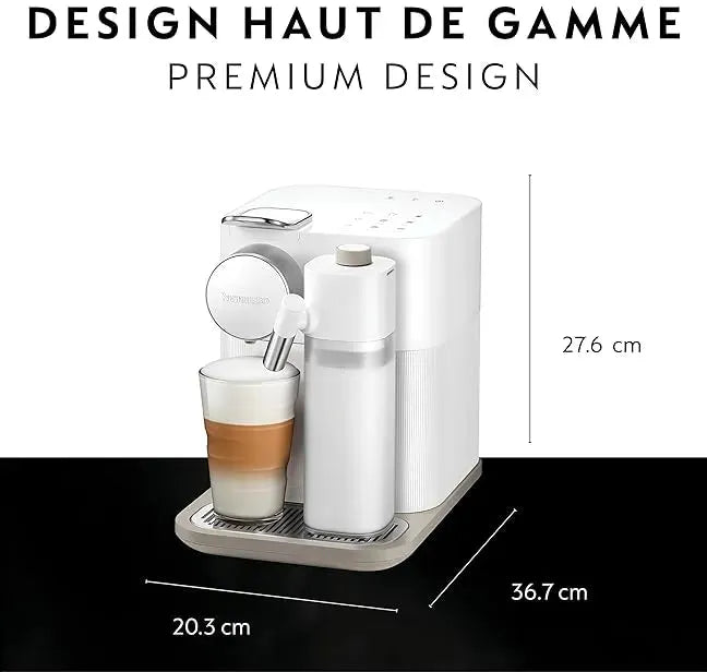 Nespresso - White Gran Lattissima Espresso Machine by De’Longhi - EN640WCA