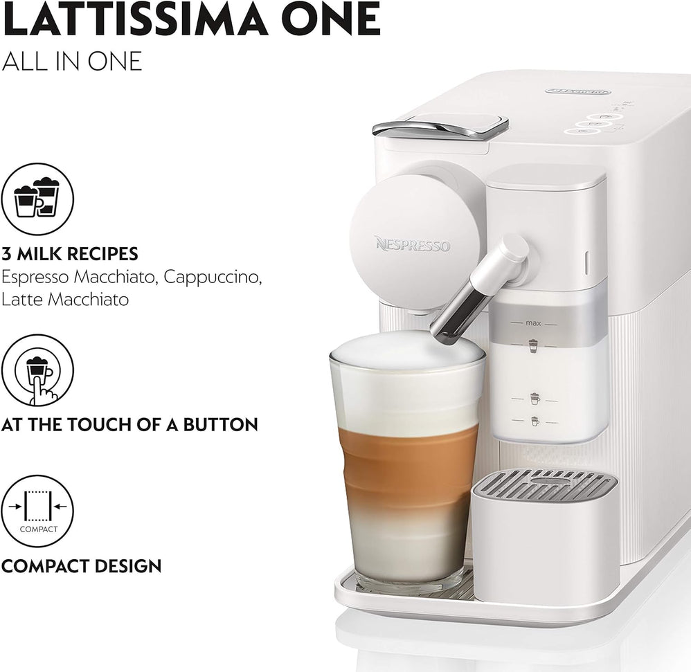 Nespresso - White Lattissima One - EN510WCA