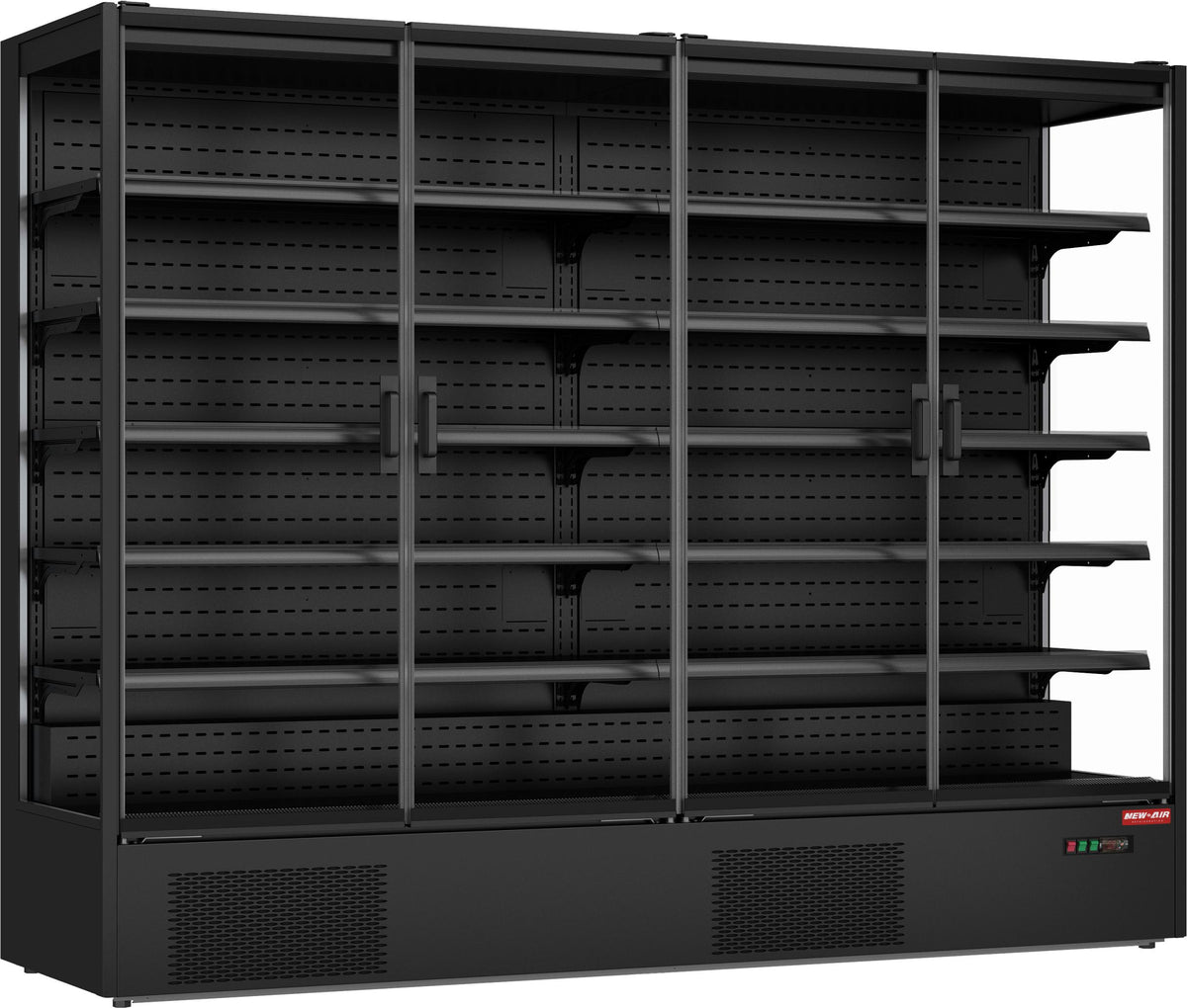 New Air - 100" Four Door Panoramic Multi Deck Refrigerated Merchandiser - NMD-100-4H
