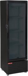 New Air - 17" Black Single Glass Door Refrigerated Merchandiser - NGR-17-77H