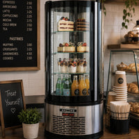 New Air - 19" Round Refrigerated Display Case - NDC-010-RD