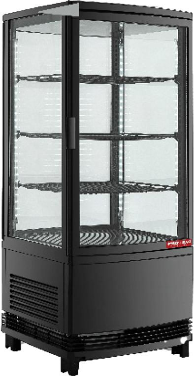New Air - 19" Vertical Self-Serve Refrigerated Countertop Display Case - NCD-19-SV