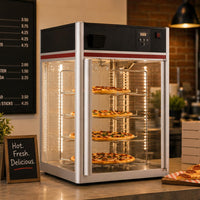 New Air - 23" Heated Pizza Countertop Display Case - NCD-23-PHT