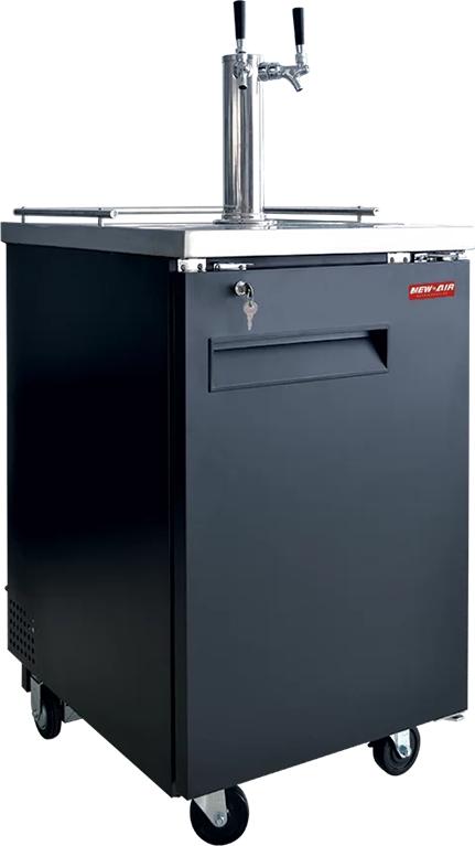 New Air - 23" Single Solid Door Beer Dispenser - NBD-23-SB