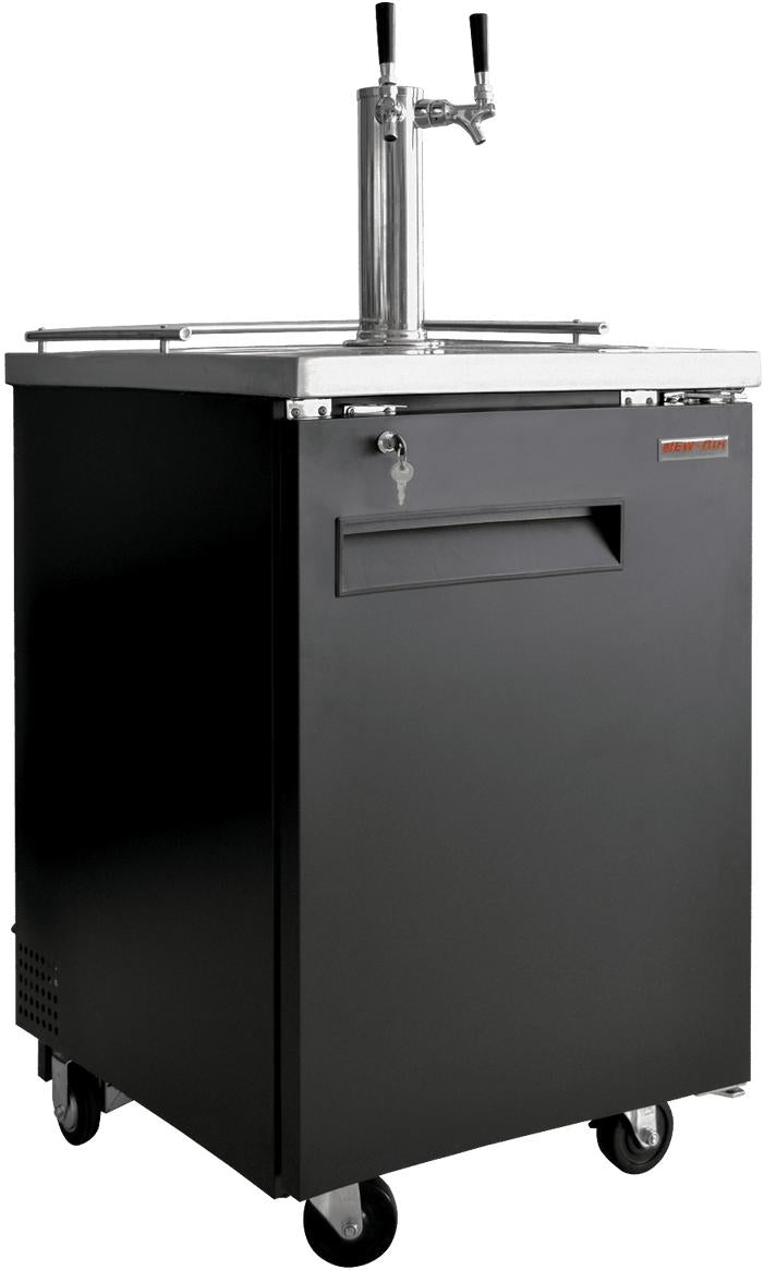 New Air - 23" Single Solid Door Beer Dispenser - NBD-23-SB