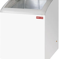 New Air - 24" Curved Glass Ice Cream Freezer with 2 Baskets - NIF-24-CG
