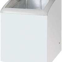 New Air - 24" Curved Glass Ice Cream Freezer with 2 Baskets - NIF-24-CG