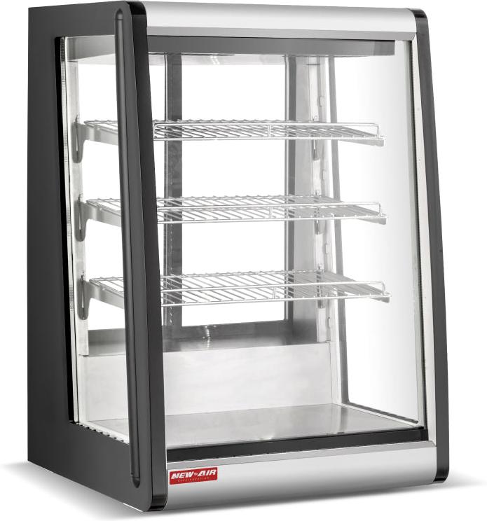New Air - 24" Heated Countertop Display Case - NCD-24-HT