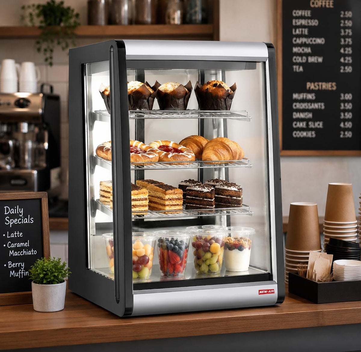 New Air - 24" Refrigerated Countertop Display Case - NCD-24-CD