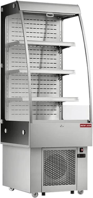 New Air - 24" Refrigerated Vertical Open Merchandiser - NOM-24-S