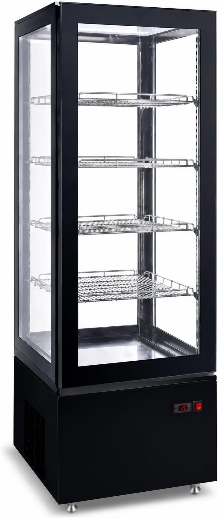 New Air - 26" Upright Glass Refrigerated Display Case - NUDC-26-S
