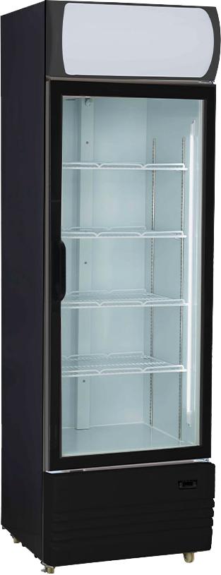 New Air - 27" Single Glass Door Freezer Merchandiser with Illuminated Canopy - NGF-054-H