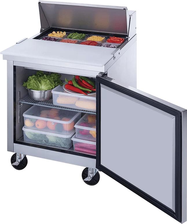New Air - 29" One Door Refrigerated Salad and Sandwich Prep Table - NPT-029-SA