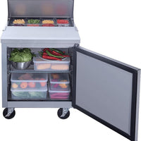 New Air - 29" One Door Refrigerated Salad and Sandwich Prep Table - NPT-029-SA