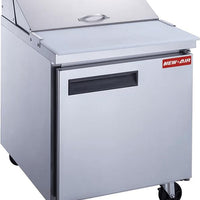 New Air - 29" One Door Refrigerated Salad and Sandwich Prep Table - NPT-029-SA