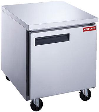 New Air - 29" Stainless Steel Single Door Undercounter Refrigerator - NUR-029-SS