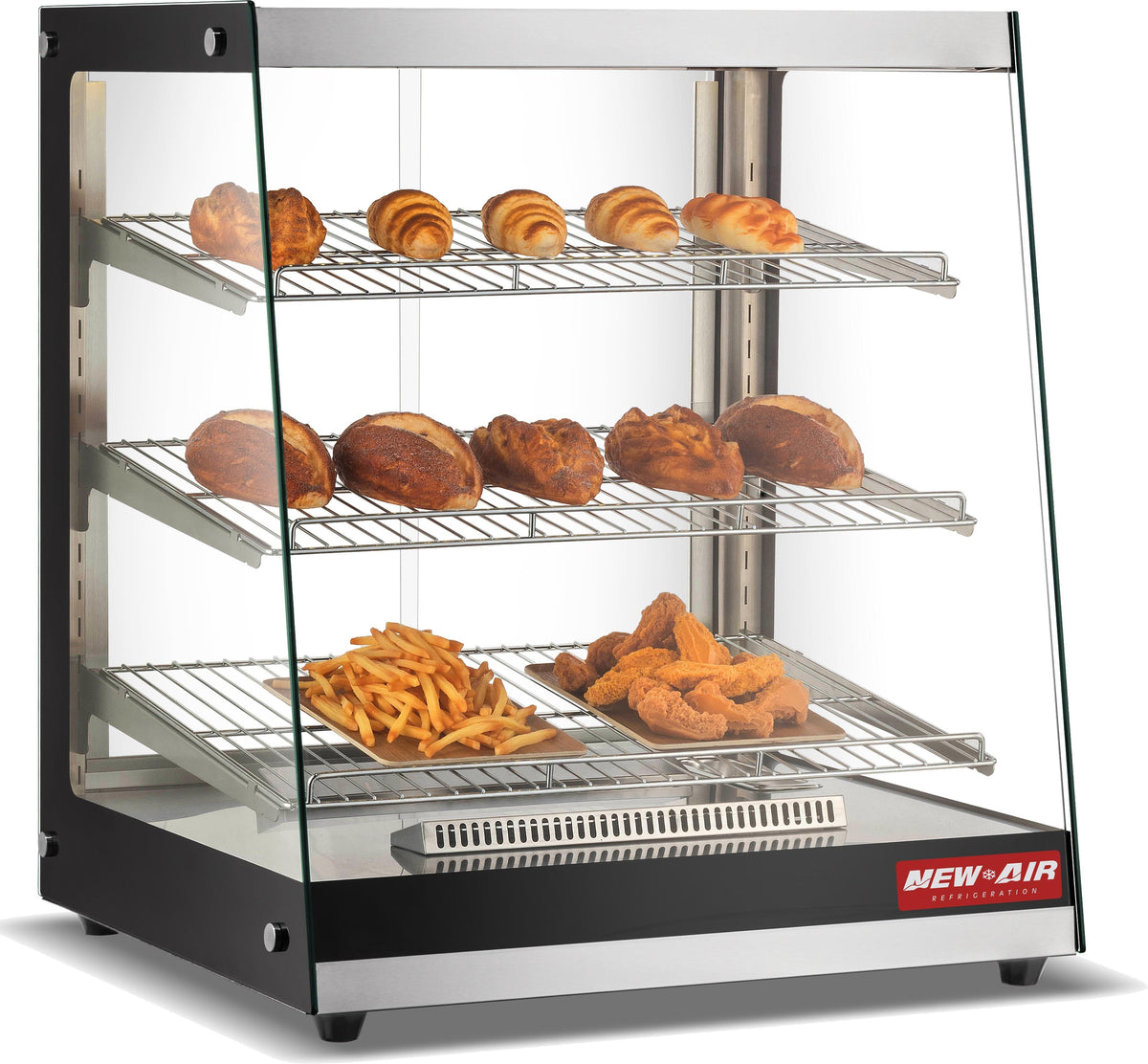 New Air - 30" Heated Countertop Display Case - NCHD-30-35SQ