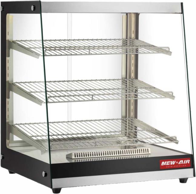 New Air - 30" Heated Countertop Display Case - NCHD-30-35SQ