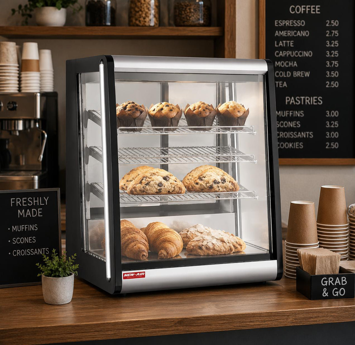 New Air - 32" Refrigerated Countertop Display Case - NCD-32-CD