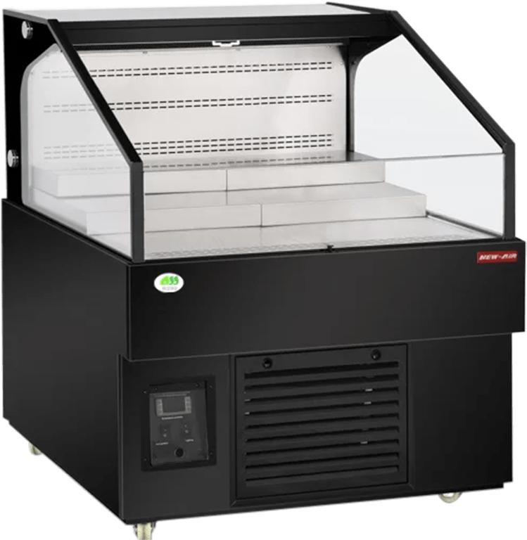 New Air - 36" Low Horizontal Open Merchandiser - NOM-36-LSB