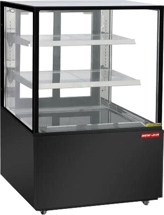 New Air - 36" Square Glass Refrigerated Display Case - NDC-36-SG