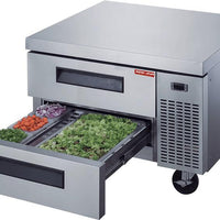 New Air - 36" Two Drawer Refrigerated Chef Base - NCB-036-SS